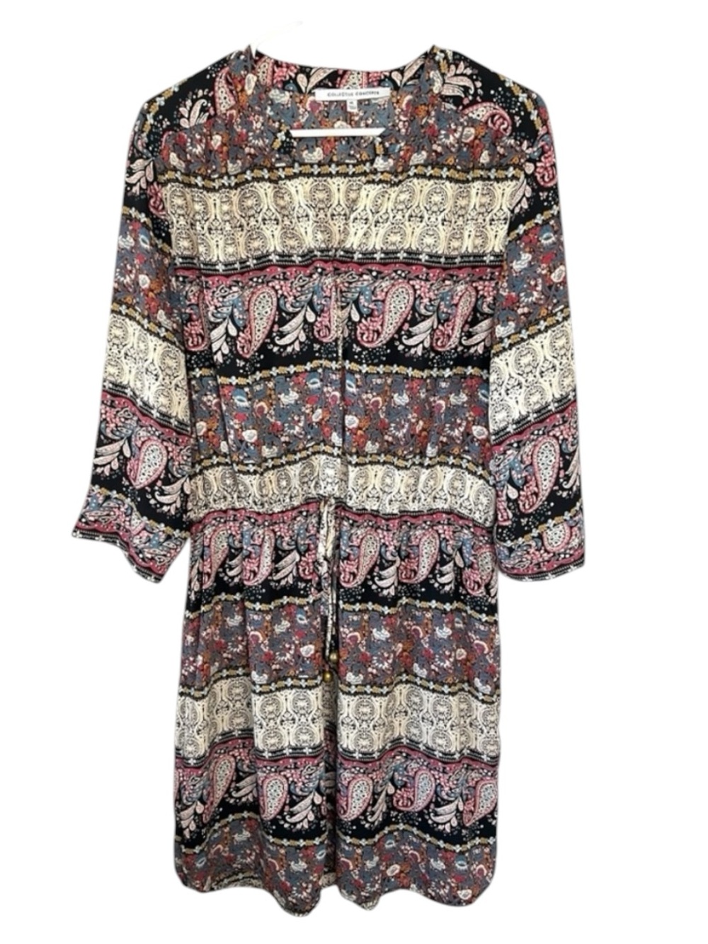 Collective Concepts Multicolor Paisley Dress Size XL